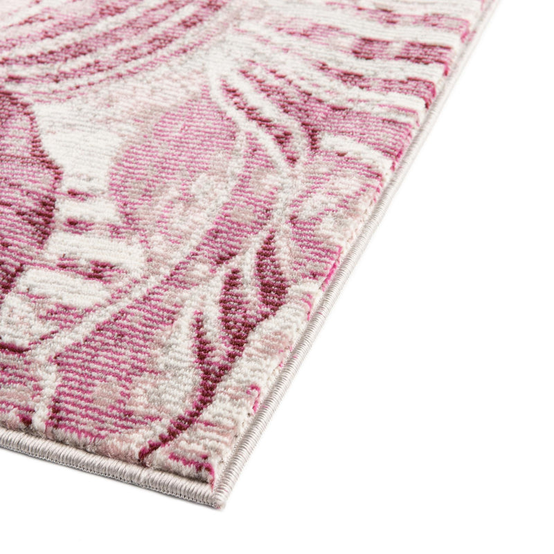 Meadow Breeze Collection Area Rug - Bluebell Rectangle Fuchsia lifestyle 17