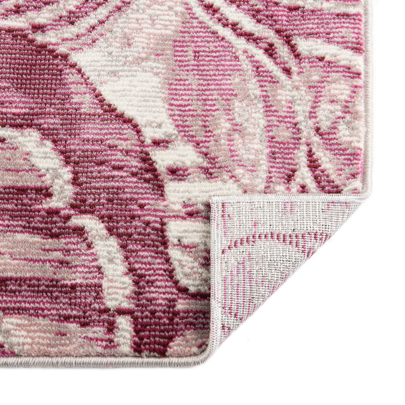 Meadow Breeze Collection Area Rug - Bluebell Rectangle Fuchsia lifestyle 23