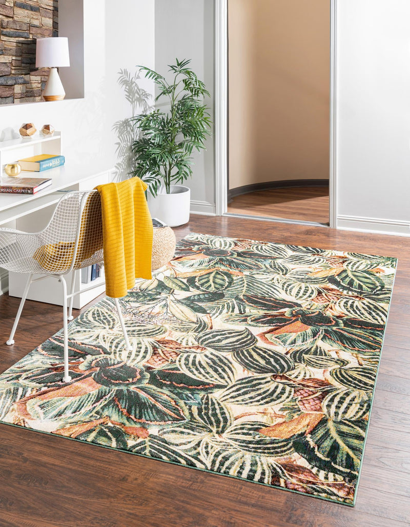 Meadow Breeze Collection Area Rug - Bluebell Rectangle Multi lifestyle 12