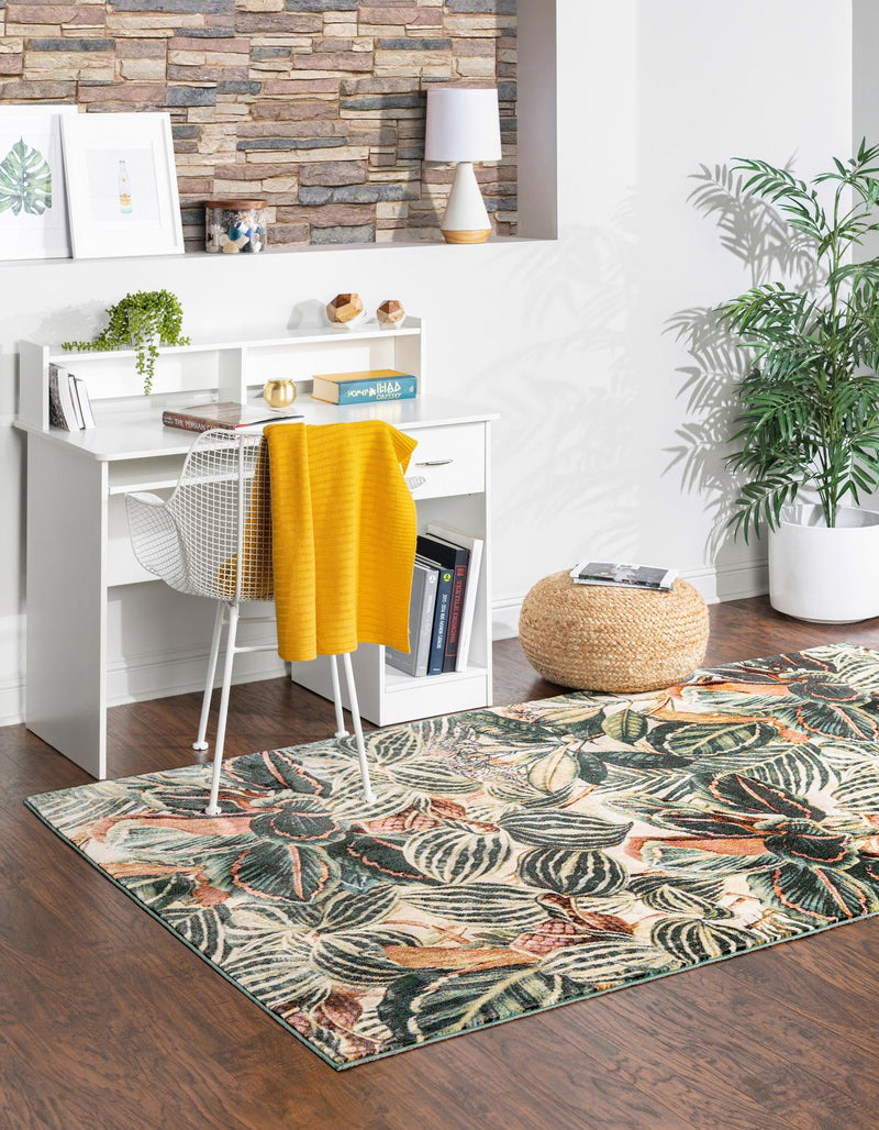 Meadow Breeze Collection Area Rug - Bluebell Rectangle Multi lifestyle 13