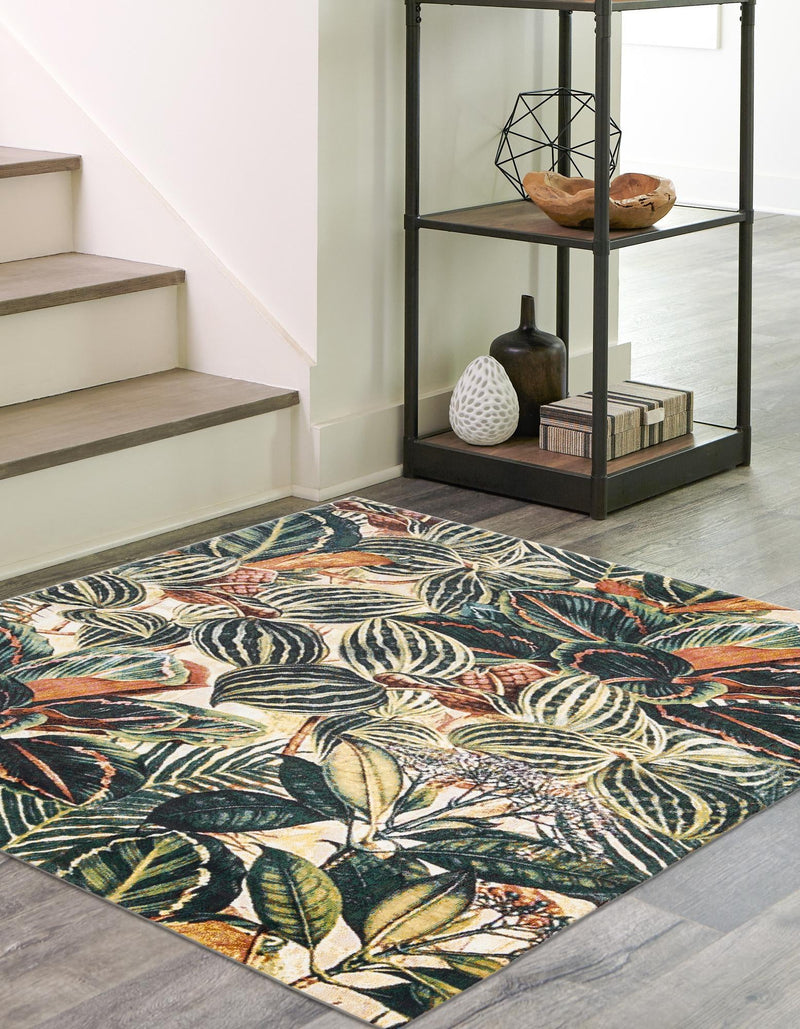 Meadow Breeze Collection Area Rug - Bluebell Square Multi lifestyle 81