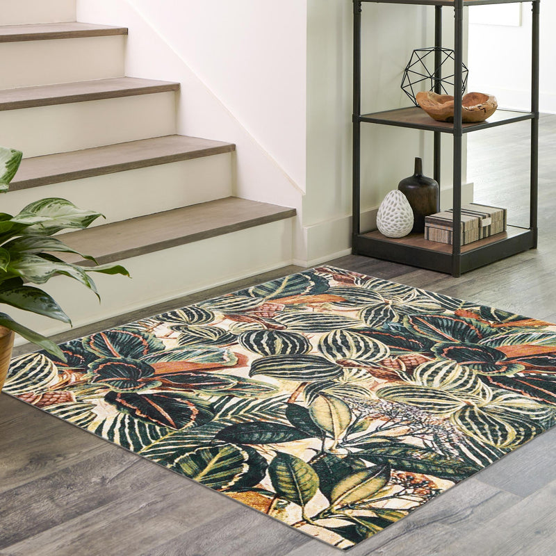 Meadow Breeze Collection Area Rug - Bluebell Square Multi lifestyle 137