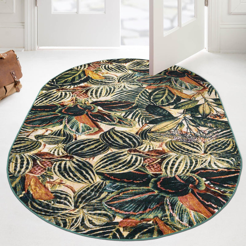 Meadow Breeze Collection Area Rug - Bluebell Oval Multi lifestyle 118