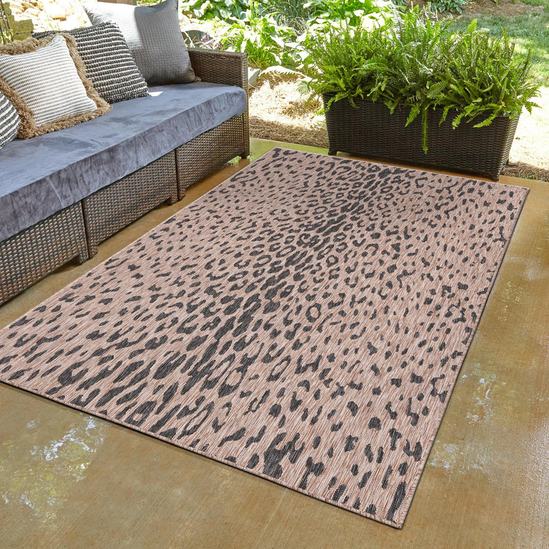 Jungle Expedition Collection Area Rug - Serengeti Rectangle Natural lifestyle 19
