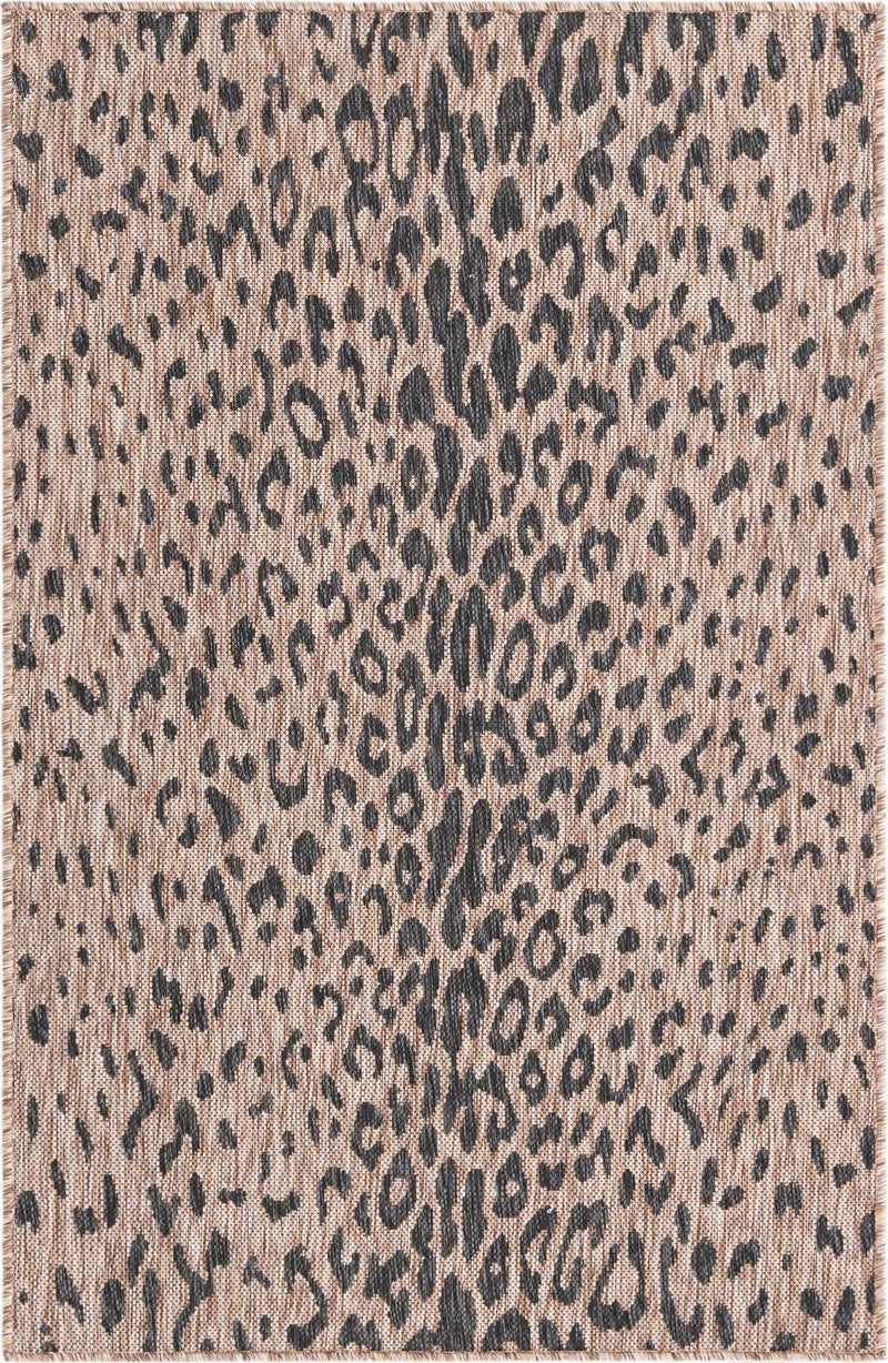 Jungle Expedition Collection Area Rug - Serengeti Rectangle Natural Main