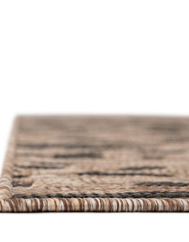 Jungle Expedition Collection Area Rug - Serengeti Square Natural lifestyle 7