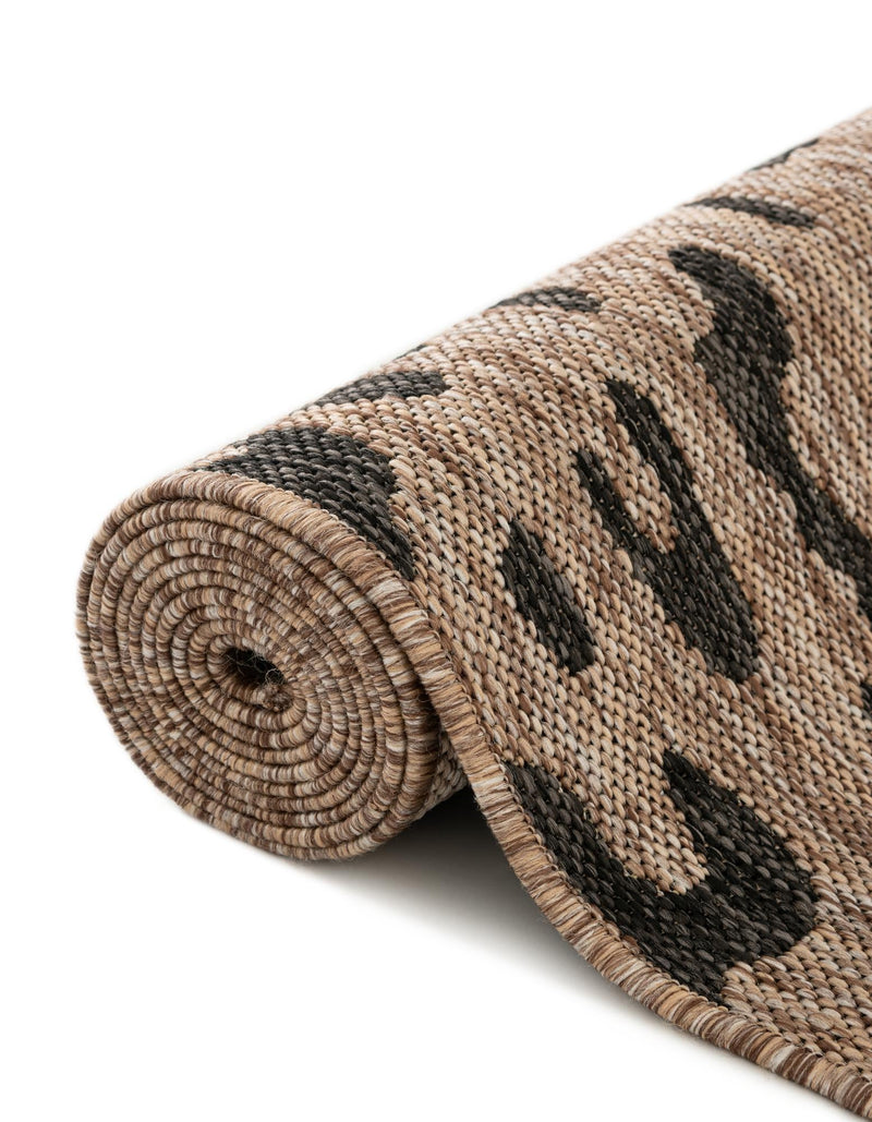 Jungle Expedition Collection Area Rug - Serengeti Square Natural lifestyle 15