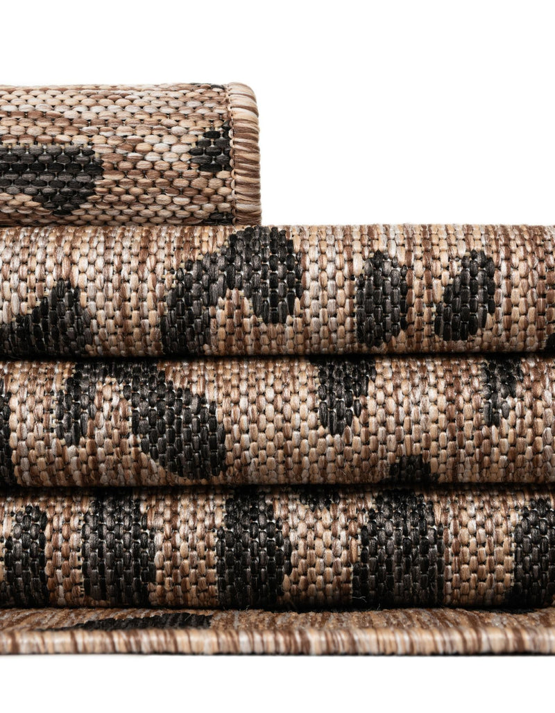 Jungle Expedition Collection Area Rug - Serengeti Square Natural lifestyle 17