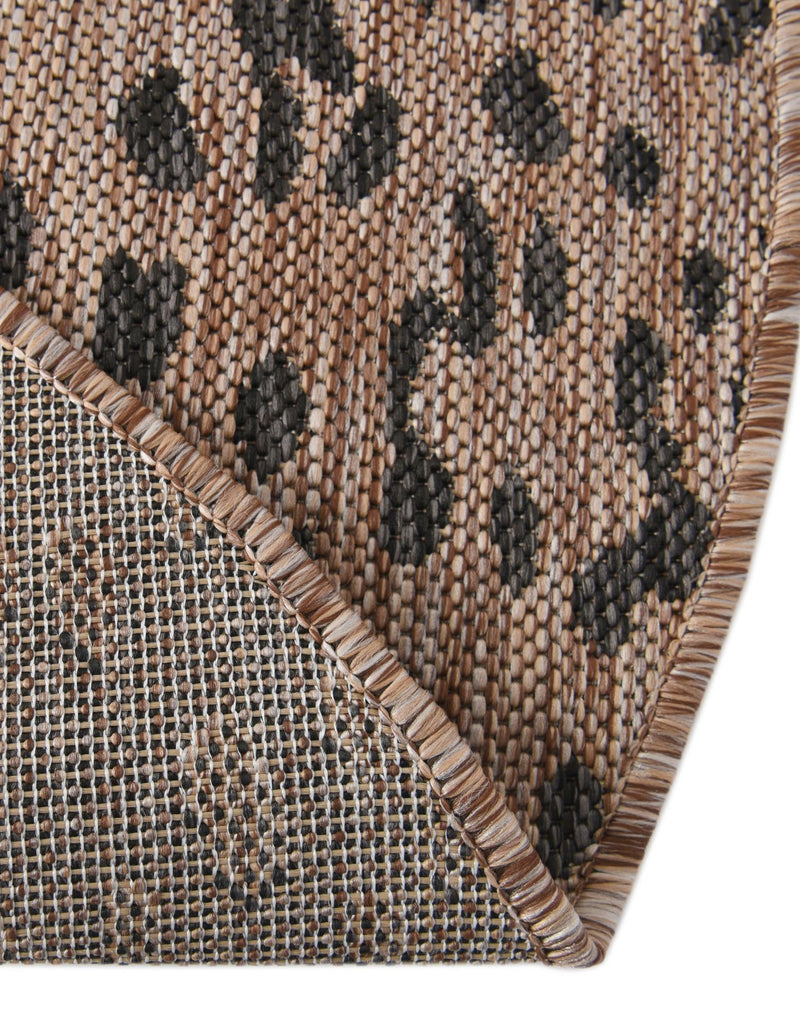 Jungle Expedition Collection Area Rug - Serengeti Round Natural lifestyle 11