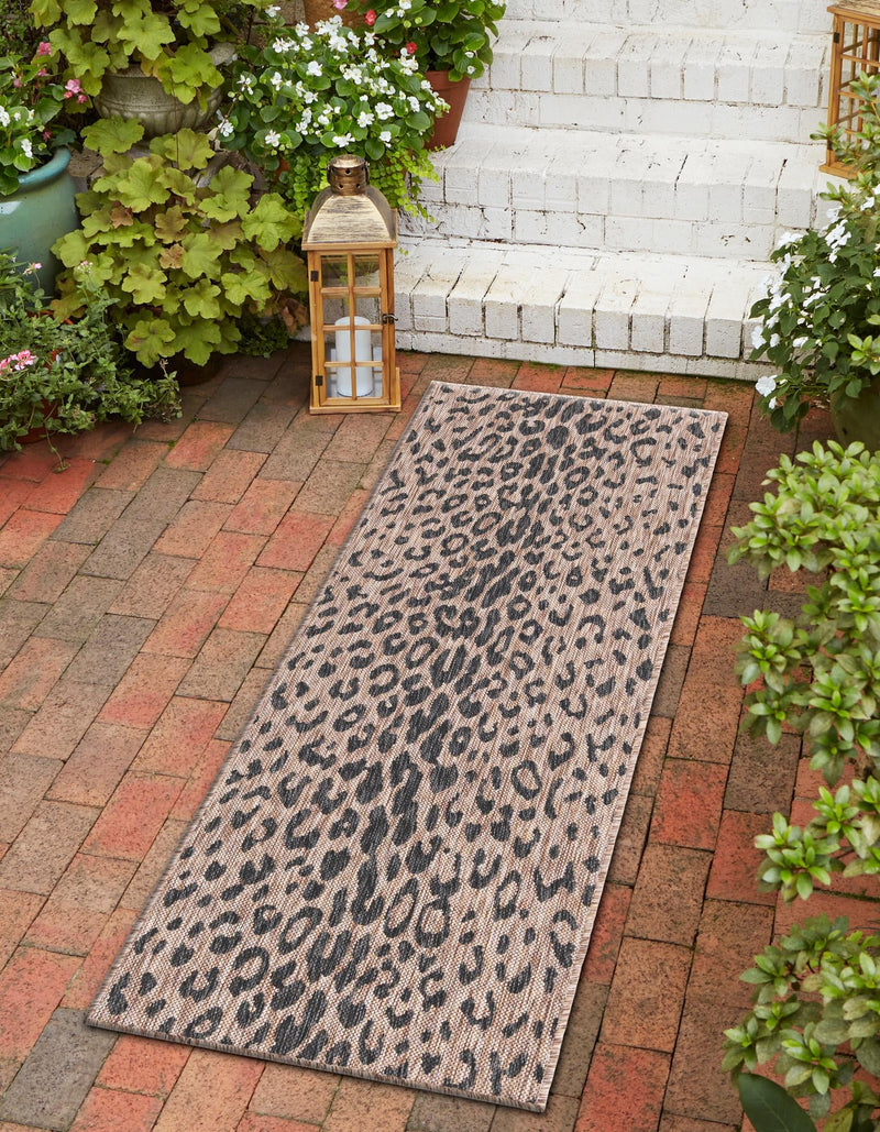 Jungle Expedition Collection Area Rug - Serengeti Runner Natural lifestyle 0