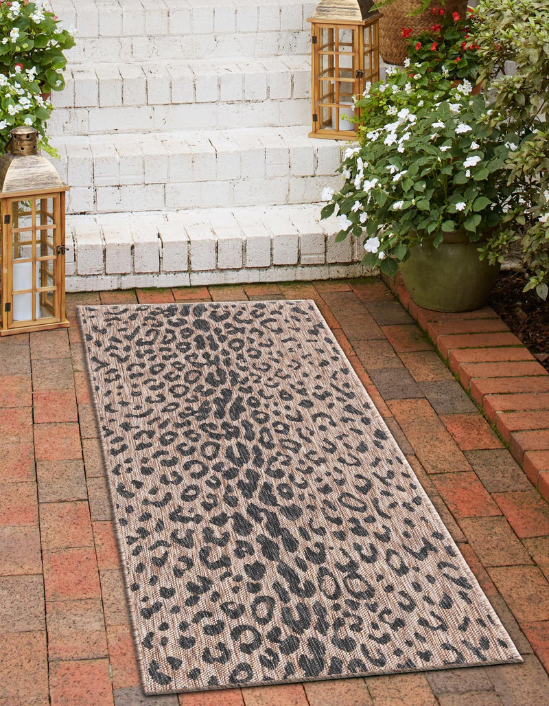 Jungle Expedition Collection Area Rug - Serengeti Runner Natural lifestyle 2