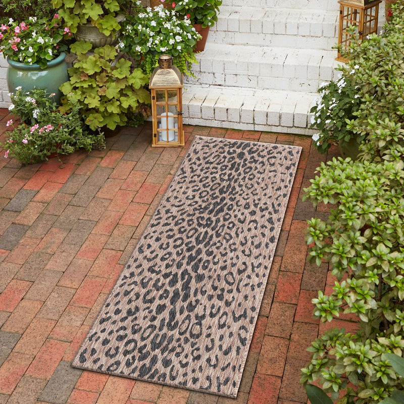 Jungle Expedition Collection Area Rug - Serengeti Runner Natural lifestyle 18
