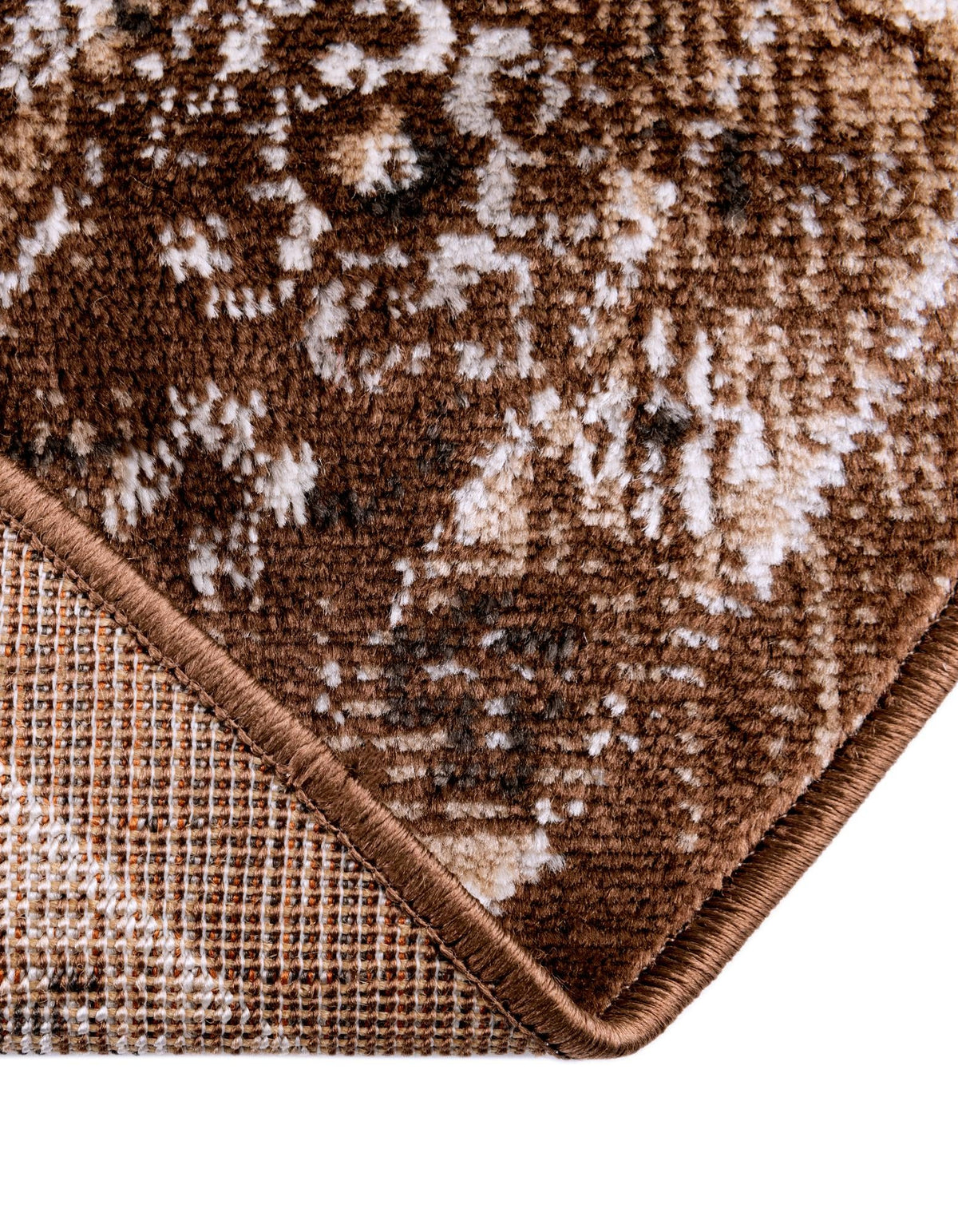 Savannah Elegance Collection Area Rug - Tybee (Brown) Oval Brown lifestyle 56