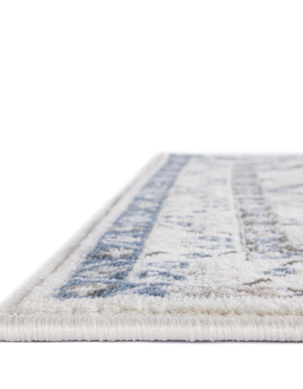 Savannah Elegance Collection Area Rug - Tybee (Ivory Aqua) Rectangle Ivory Aqua lifestyle 6