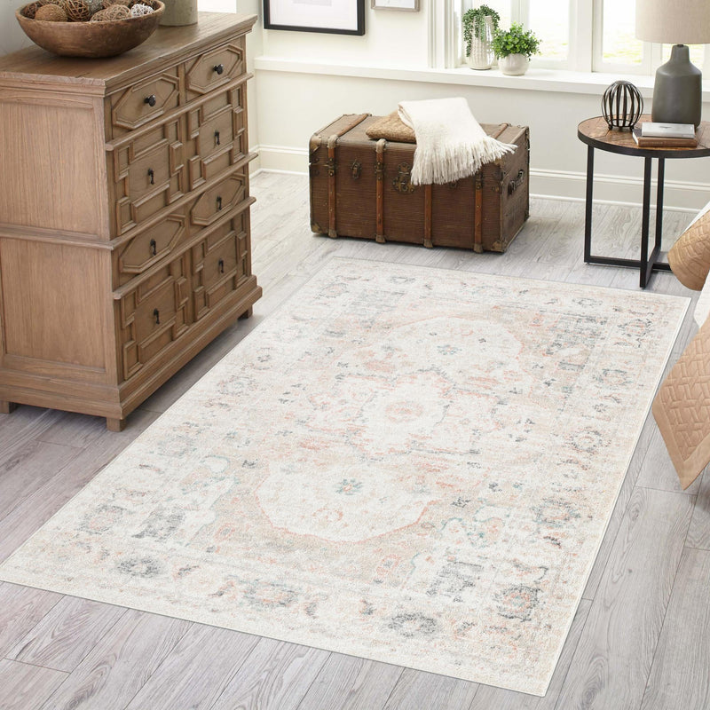 Parisian Elegance Collection Area Rug - Versailles (Ivory) Rectangle Ivory lifestyle 14