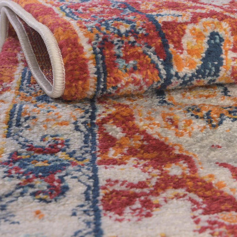 Parisian Elegance Collection Area Rug - Versailles (Rust Red) Rectangle Rust Red lifestyle 5