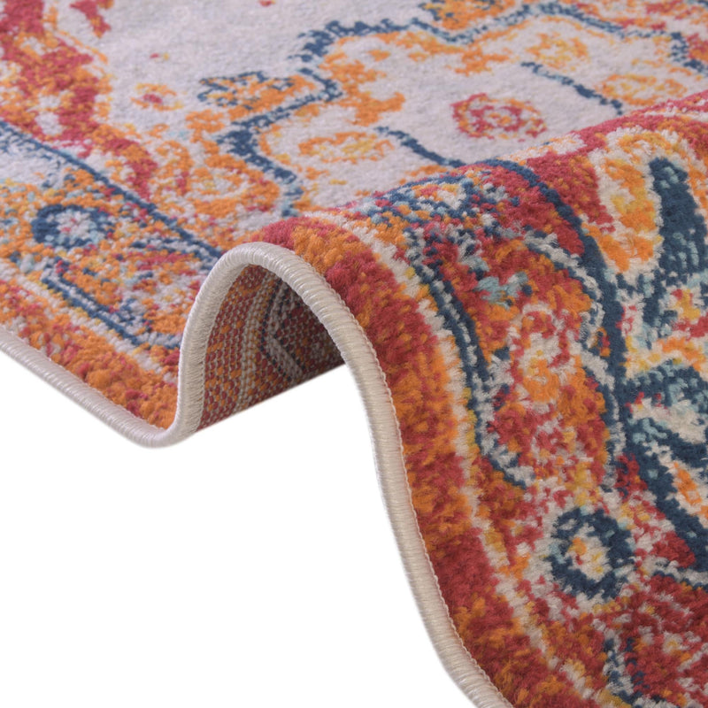 Parisian Elegance Collection Area Rug - Versailles (Rust Red) Rectangle Rust Red lifestyle 9
