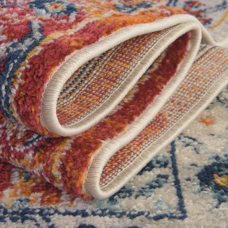 Parisian Elegance Collection Area Rug - Versailles (Rust Red) Rectangle Rust Red lifestyle 12