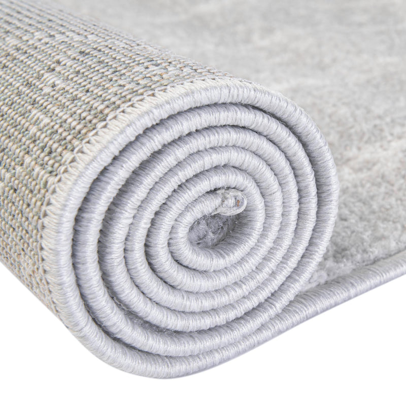 Marrakesh Lattice Collection Area Rug - Casablanca (Light Gray) Rectangle Light Gray lifestyle 19