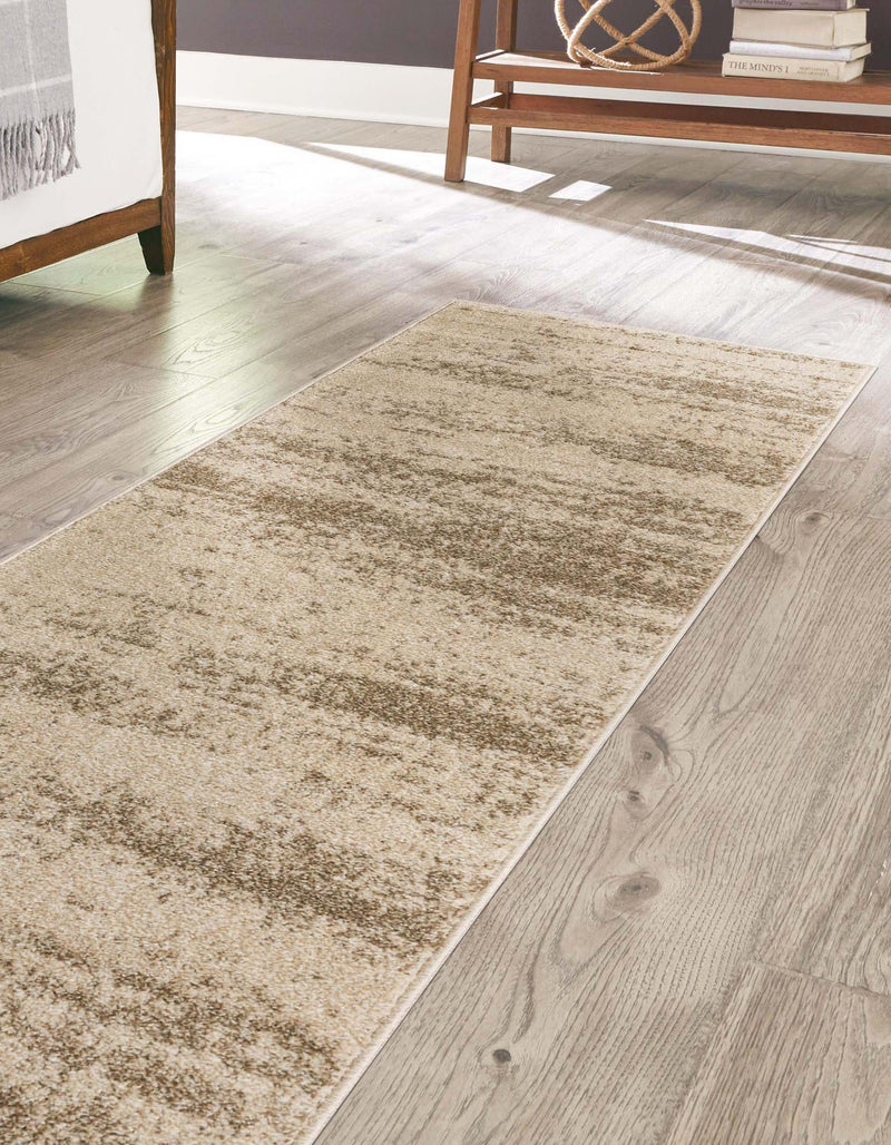 Studio Haven Collection Area Rug - Gallery (Bone Beige) Runner Bone Beige lifestyle 28