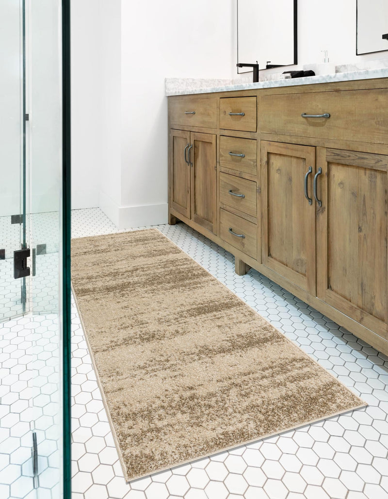 Studio Haven Collection Area Rug - Gallery (Bone Beige) Runner Bone Beige lifestyle 36