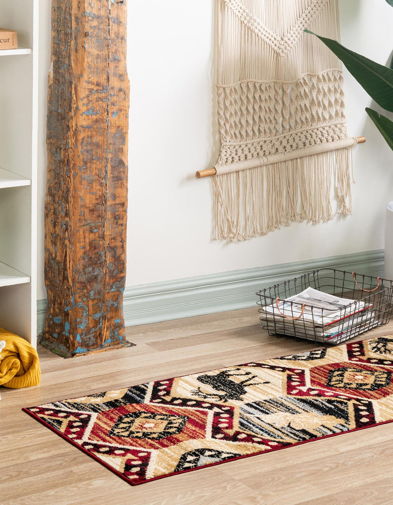 Frontier Trails Collection Area Rug - Mesa Runner Multi lifestyle 35