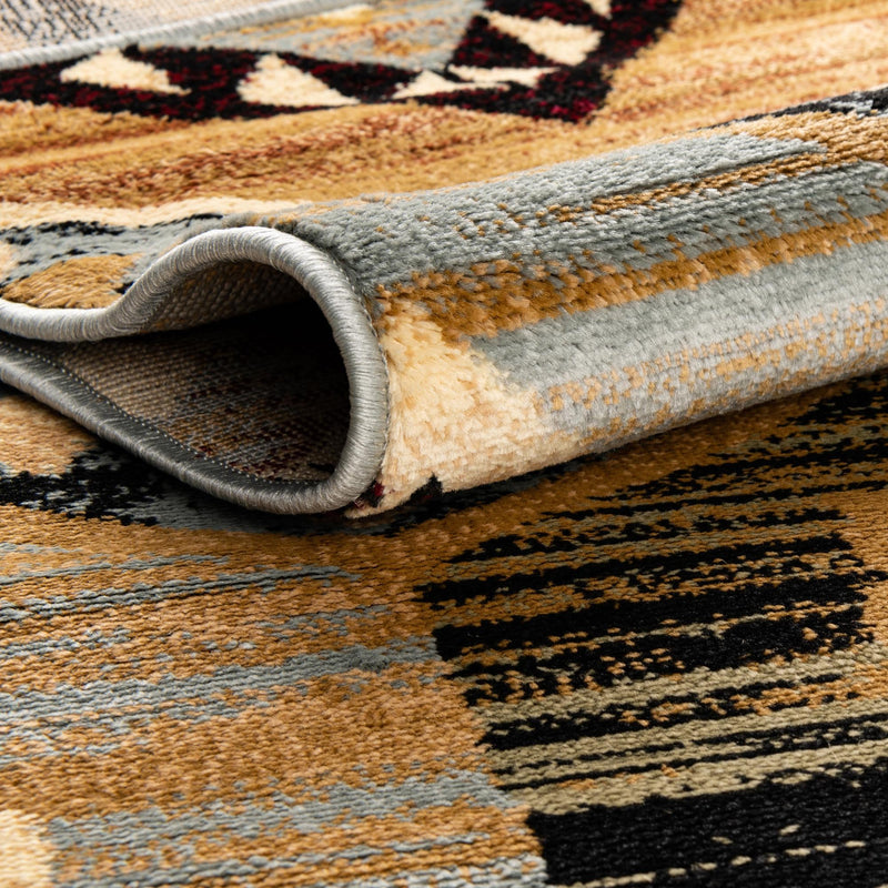 Frontier Trails Collection Area Rug - Mesa Rectangle Blue lifestyle 11