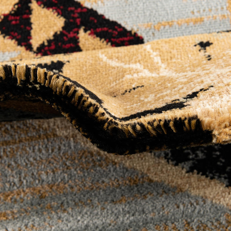 Frontier Trails Collection Area Rug - Mesa Rectangle Blue lifestyle 15