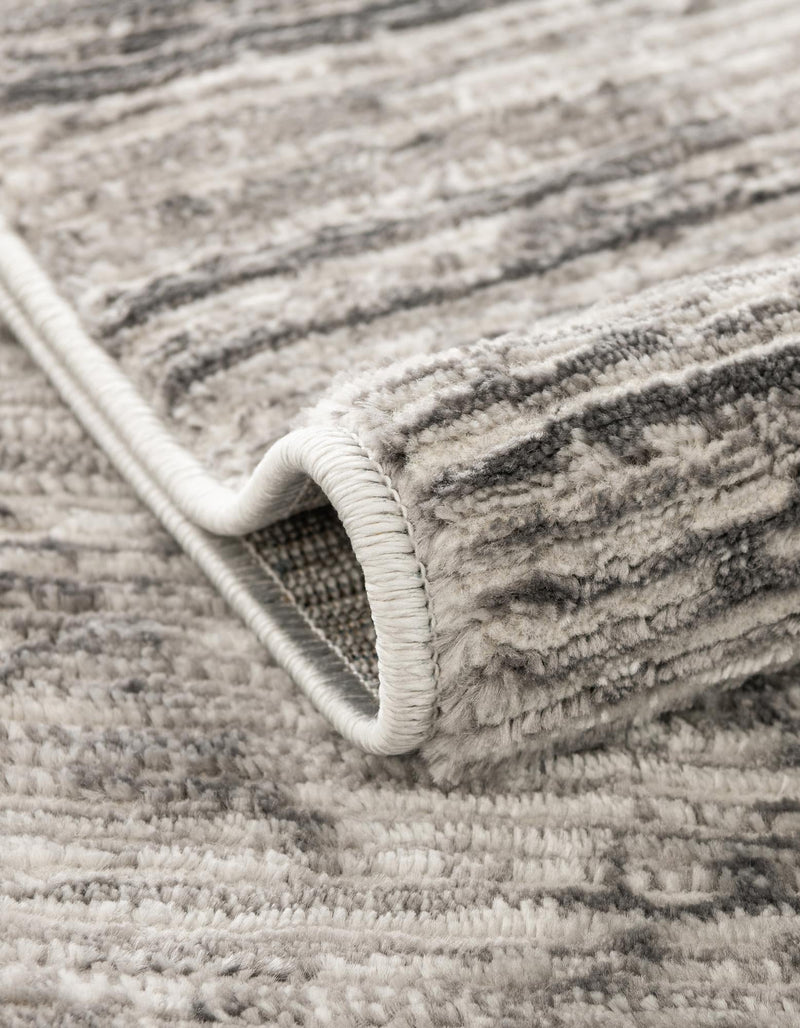 Bloomsbury Elegance Collection Area Rug - Kensington (Gray) Rectangle Gray lifestyle 5