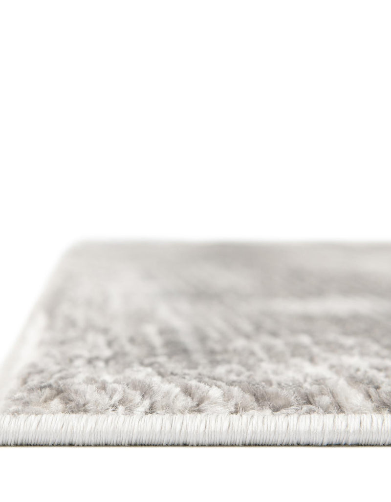 Bloomsbury Elegance Collection Area Rug - Kensington (Gray) Rectangle Gray lifestyle 6