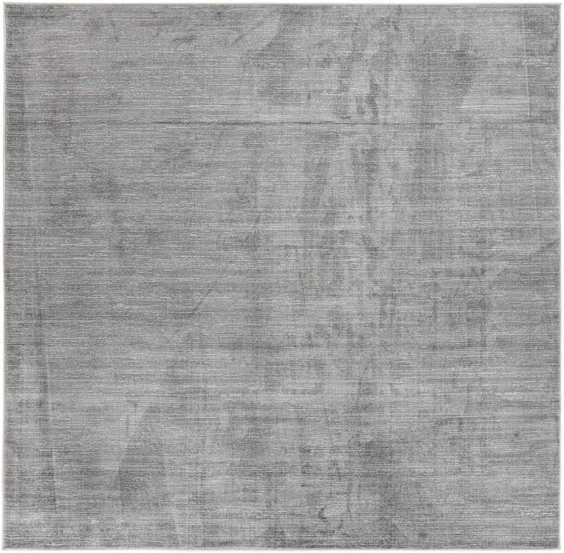 Bloomsbury Elegance Collection Area Rug - Kensington (Gray) Square Gray lifestyle 16