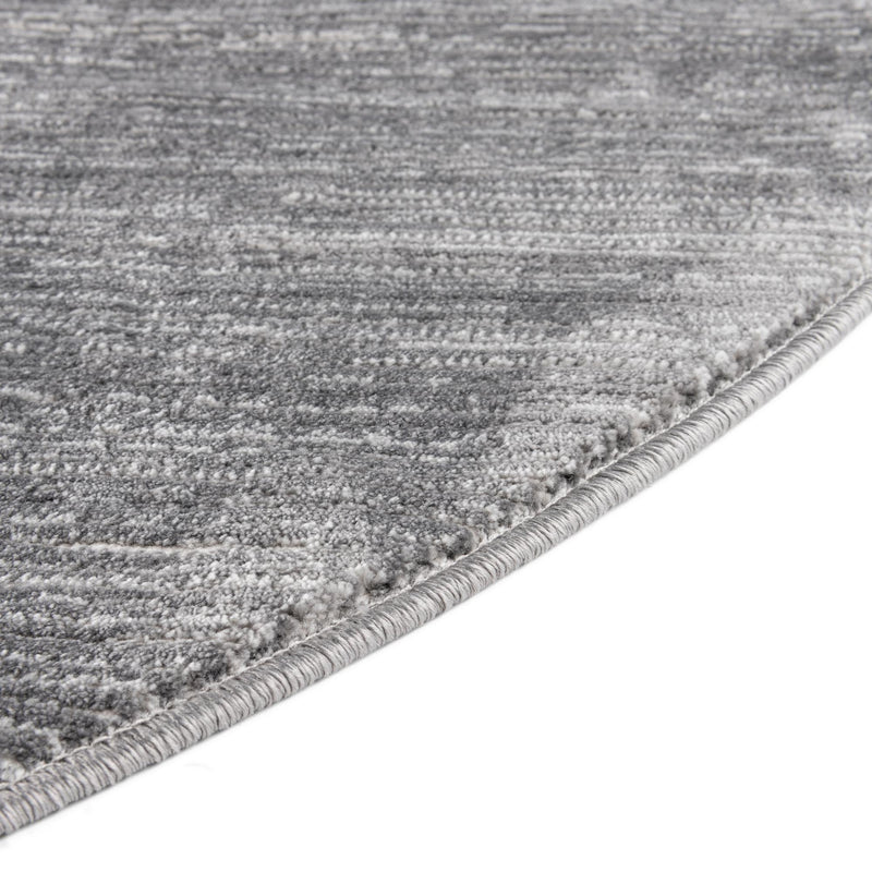 Bloomsbury Elegance Collection Area Rug - Kensington (Gray) Oval Gray lifestyle 50