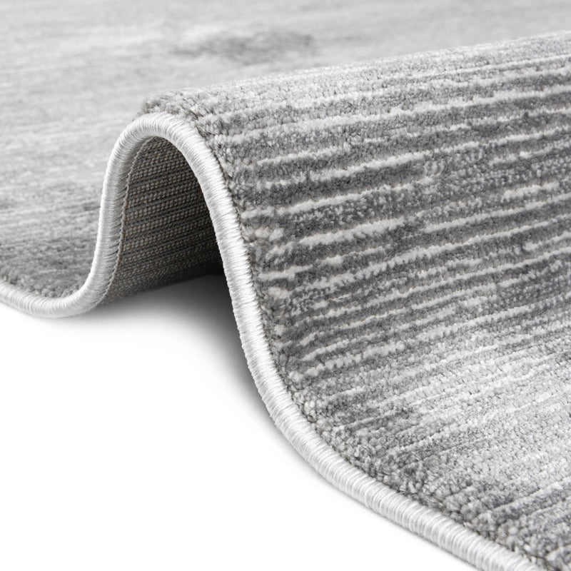 Bloomsbury Elegance Collection Area Rug - Kensington (Gray) Oval Gray lifestyle 67