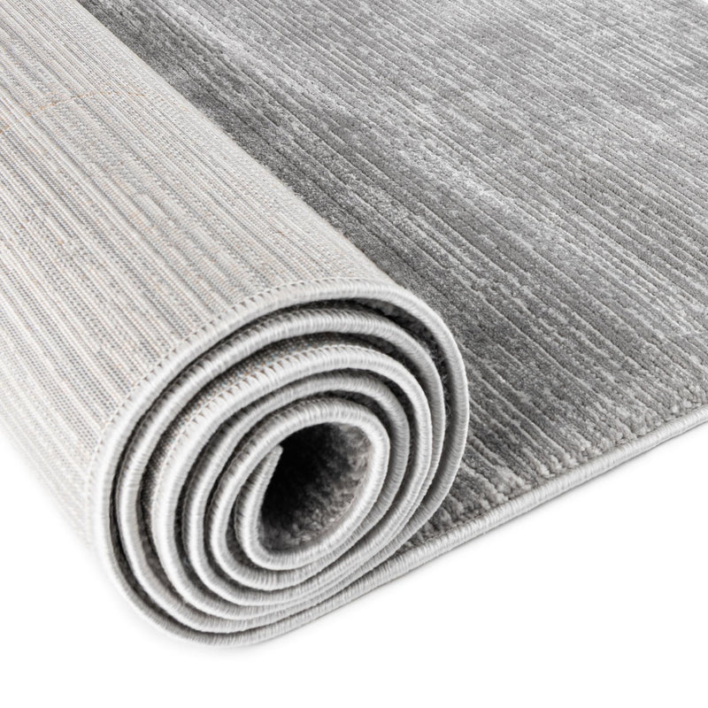 Bloomsbury Elegance Collection Area Rug - Kensington (Gray) Oval Gray lifestyle 77