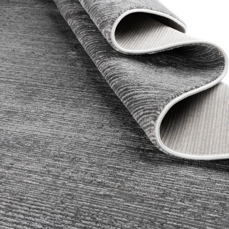 Bloomsbury Elegance Collection Area Rug - Kensington (Gray) Oval Gray lifestyle 82