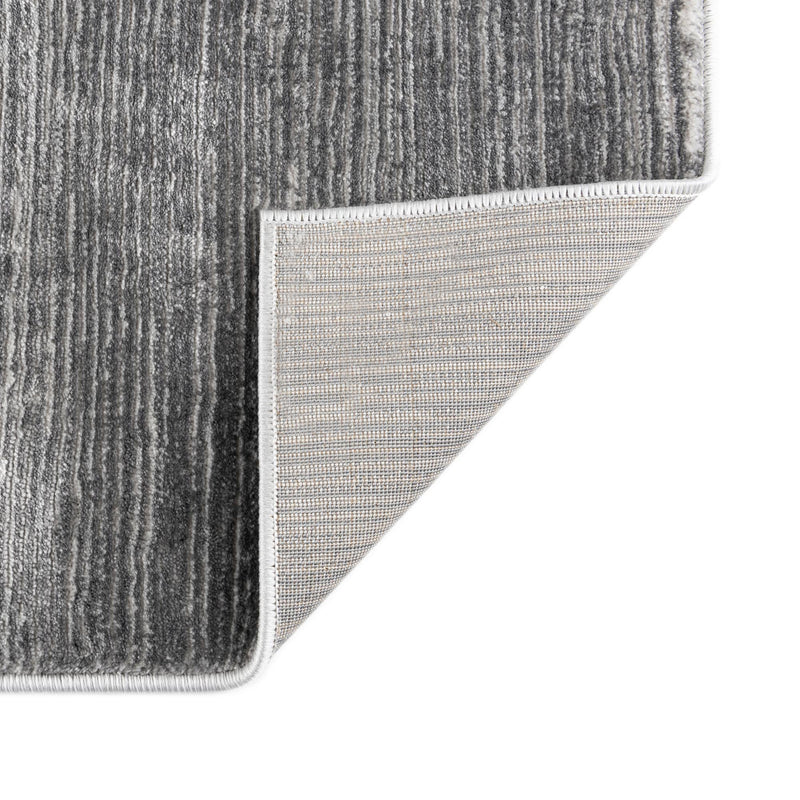 Bloomsbury Elegance Collection Area Rug - Kensington (Gray) Oval Gray lifestyle 62
