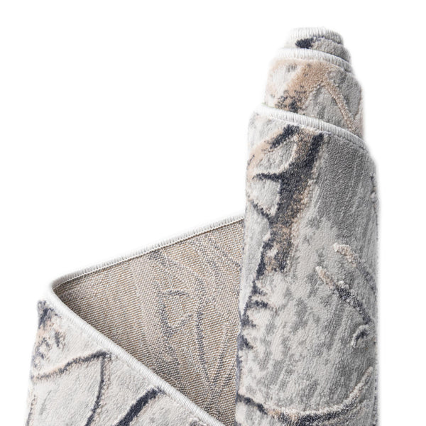 Bloomsbury Elegance Collection Area Rug - Soho Rectangle Gray lifestyle 29