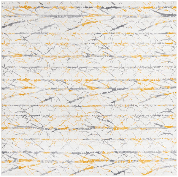 Bloomsbury Elegance Collection Area Rug - Soho Square Yellow and Gray lifestyle 42