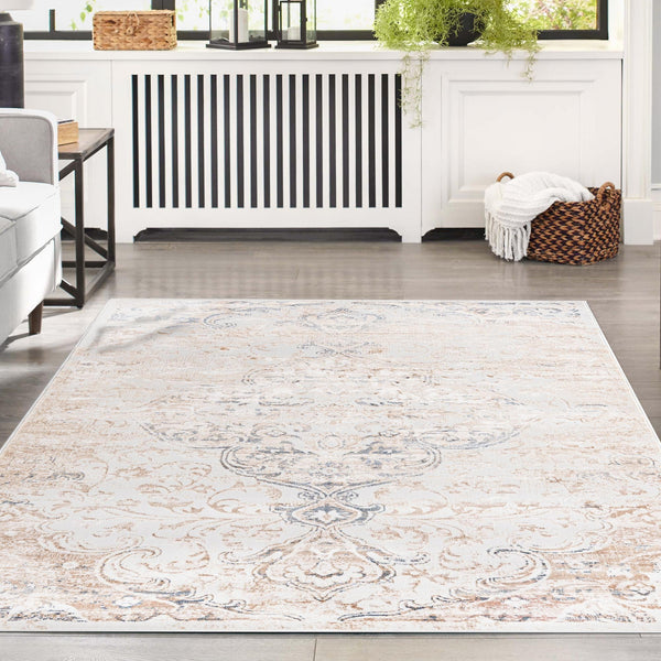 Kensington Collection Area Rug - Chelsea Rectangle Ivory lifestyle 9