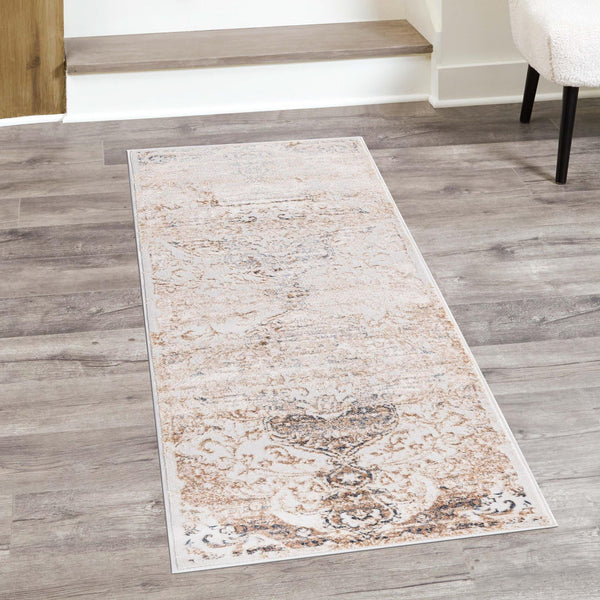 Kensington Collection Area Rug - Chelsea Runner Ivory lifestyle 55