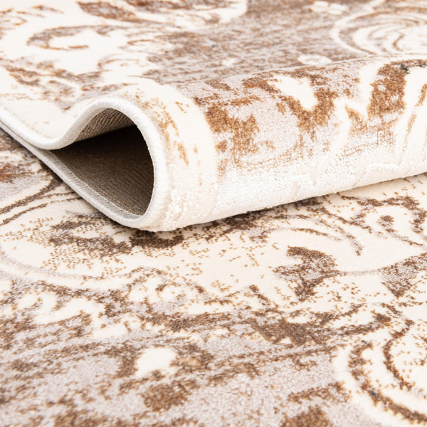 Kensington Collection Area Rug - Chelsea Square Cream lifestyle 30
