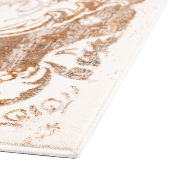 Kensington Collection Area Rug - Chelsea Square Cream lifestyle 35