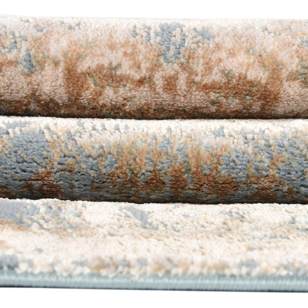 Kensington Collection Area Rug - Chelsea Square Teal lifestyle 52
