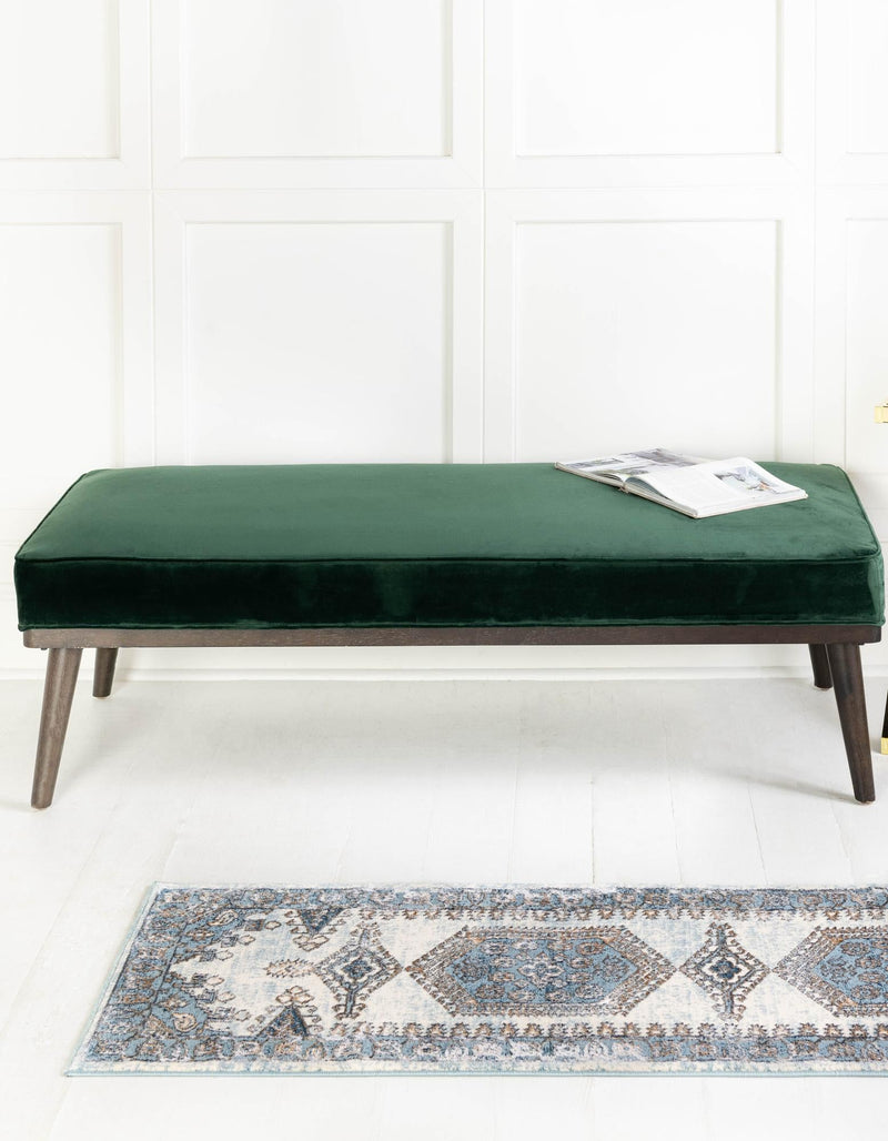 Kensington Collection Area Rug - Notting Runner Blue lifestyle 9