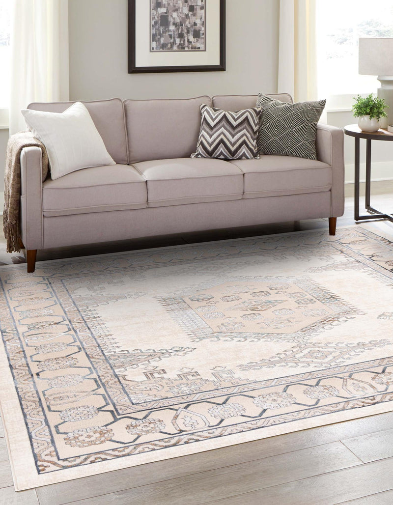 Kensington Collection Area Rug - Notting Square Ivory lifestyle 6
