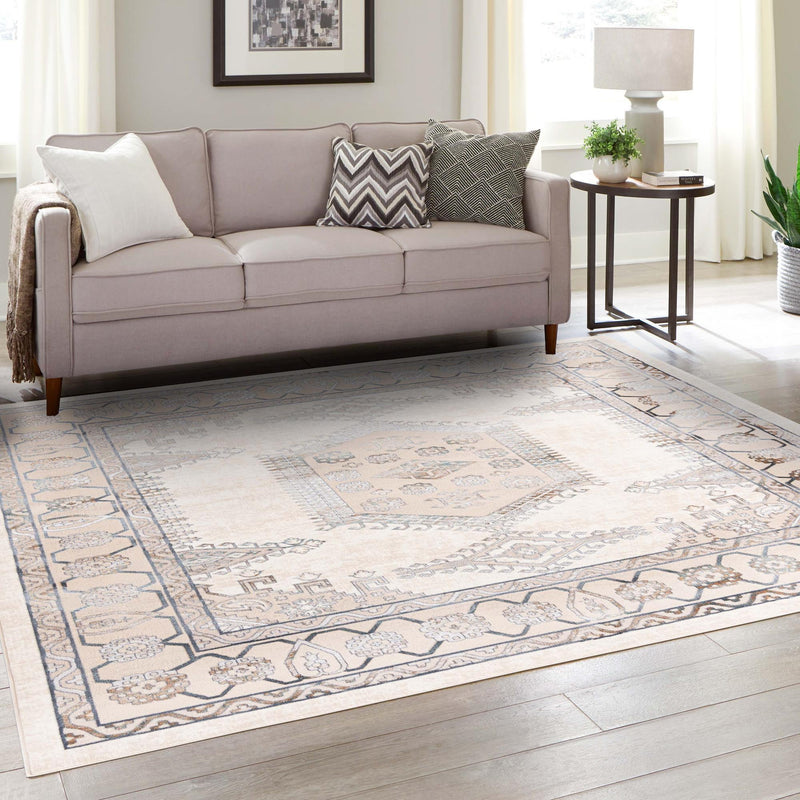 Kensington Collection Area Rug - Notting Square Ivory lifestyle 38