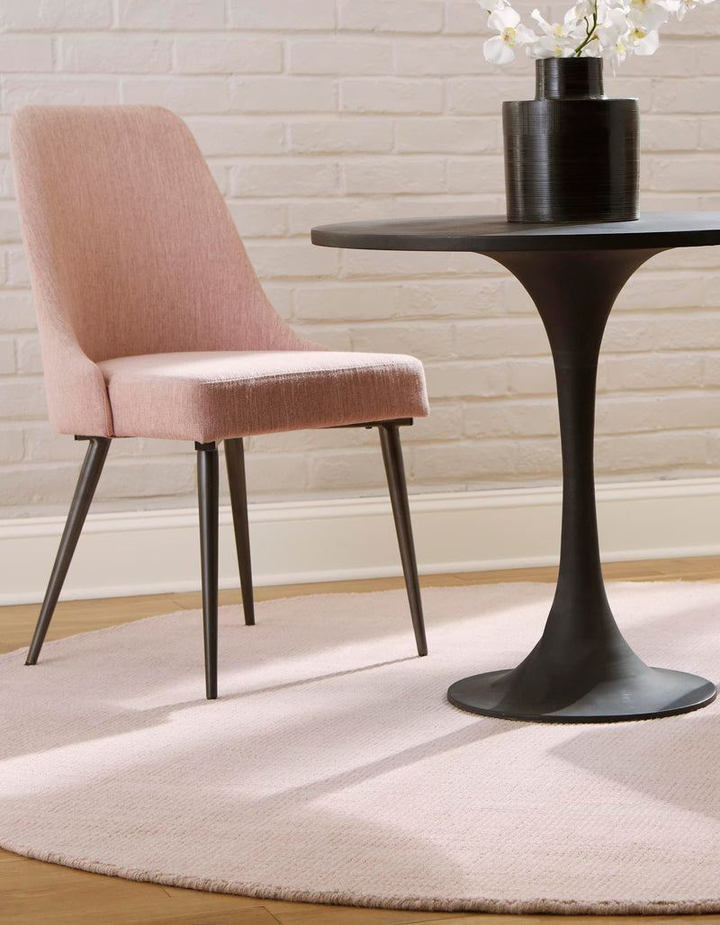 Berkshire Estate Collection Area Rug - Windsor (English Rose) Round English Rose lifestyle 24
