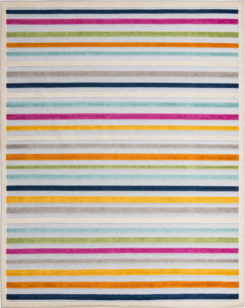 Bahama Breeze Outdoor Collection Area Rug - Exuma Rectangle Gray lifestyle 4