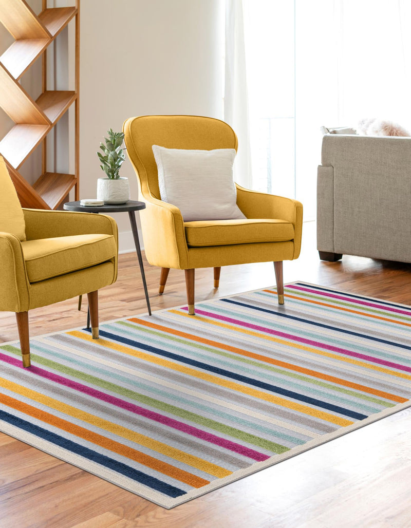 Bahama Breeze Outdoor Collection Area Rug - Exuma Rectangle Gray lifestyle 26