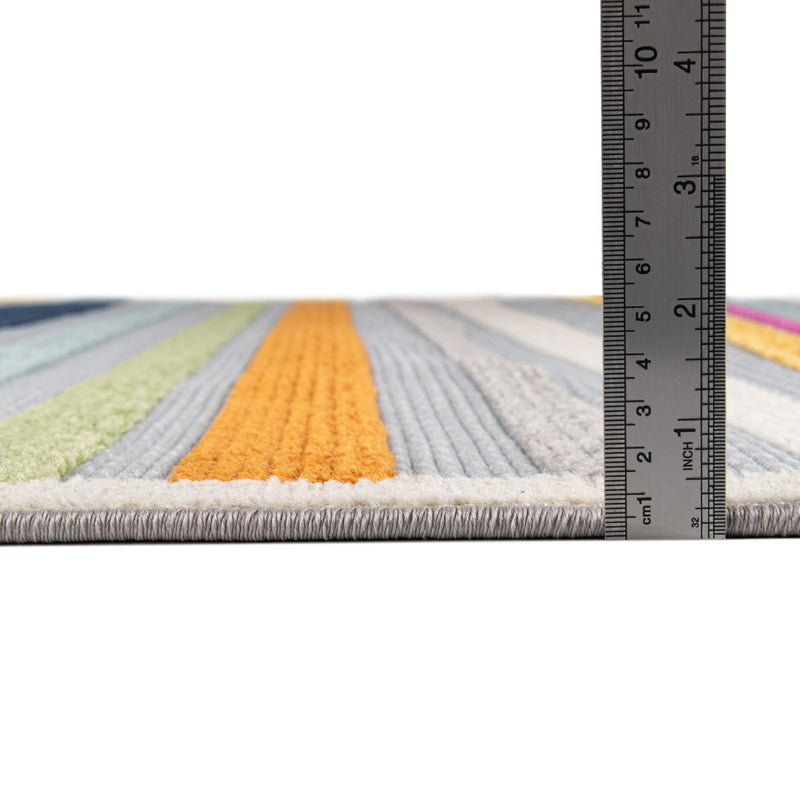 Bahama Breeze Outdoor Collection Area Rug - Exuma Rectangle Gray lifestyle 16
